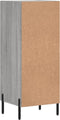 vidaXL - Dressoir - 34,5x34x90 - cm - bewerkt - hout - grijs - sonoma - eikenkleurig
