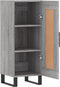 vidaXL - Dressoir - 34,5x34x90 - cm - bewerkt - hout - grijs - sonoma - eikenkleurig