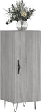 vidaXL - Dressoir - 34,5x34x90 - cm - bewerkt - hout - grijs - sonoma - eikenkleurig
