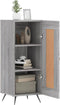 vidaXL - Dressoir - 34,5x34x90 - cm - bewerkt - hout - grijs - sonoma - eikenkleurig