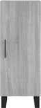 vidaXL - Dressoir - 34,5x34x90 - cm - bewerkt - hout - grijs - sonoma - eikenkleurig