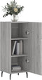 vidaXL - Dressoir - 34,5x34x90 - cm - bewerkt - hout - grijs - sonoma - eikenkleurig