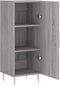 vidaXL - Dressoir - 34,5x34x90 - cm - bewerkt - hout - grijs - sonoma - eikenkleurig