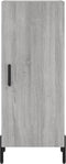 vidaXL - Dressoir - 34,5x34x90 - cm - bewerkt - hout - grijs - sonoma - eikenkleurig