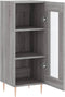 vidaXL - Dressoir - 34,5x34x90 - cm - bewerkt - hout - grijs - sonoma - eikenkleurig