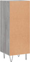 vidaXL - Dressoir - 34,5x34x90 - cm - bewerkt - hout - grijs - sonoma - eikenkleurig