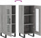 vidaXL - Dressoir - 34,5x34x90 - cm - bewerkt - hout - grijs - sonoma - eikenkleurig