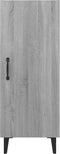 vidaXL - Dressoir - 34,5x34x90 - cm - bewerkt - hout - grijs - sonoma - eikenkleurig