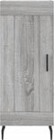 vidaXL - Dressoir - 34,5x34x90 - cm - bewerkt - hout - grijs - sonoma - eikenkleurig