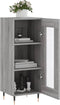 vidaXL - Dressoir - 34,5x34x90 - cm - bewerkt - hout - grijs - sonoma - eikenkleurig