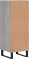 vidaXL - Dressoir - 34,5x34x90 - cm - bewerkt - hout - grijs - sonoma - eikenkleurig