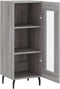 vidaXL - Dressoir - 34,5x34x90 - cm - bewerkt - hout - grijs - sonoma - eikenkleurig
