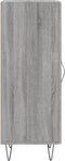 vidaXL - Dressoir - 34,5x34x90 - cm - bewerkt - hout - grijs - sonoma - eikenkleurig