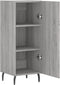vidaXL - Dressoir - 34,5x34x90 - cm - bewerkt - hout - grijs - sonoma - eikenkleurig