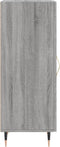 vidaXL - Dressoir - 34,5x34x90 - cm - bewerkt - hout - grijs - sonoma - eikenkleurig
