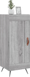 vidaXL - Dressoir - 34,5x34x90 - cm - bewerkt - hout - grijs - sonoma - eikenkleurig