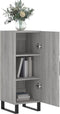 vidaXL - Dressoir - 34,5x34x90 - cm - bewerkt - hout - grijs - sonoma - eikenkleurig