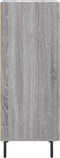 vidaXL - Dressoir - 34,5x34x90 - cm - bewerkt - hout - grijs - sonoma - eikenkleurig