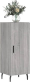 vidaXL - Dressoir - 34,5x34x90 - cm - bewerkt - hout - grijs - sonoma - eikenkleurig