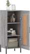 vidaXL - Dressoir - 34,5x34x90 - cm - bewerkt - hout - grijs - sonoma - eikenkleurig