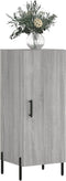 vidaXL - Dressoir - 34,5x34x90 - cm - bewerkt - hout - grijs - sonoma - eikenkleurig
