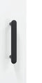 vidaXL - Dressoir - 34,5x34x90 - cm - bewerkt - hout - hoogglans - wit