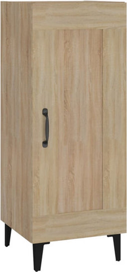 vidaXL - Dressoir - 34,5x34x90 - cm - bewerkt - hout - sonoma - eiken