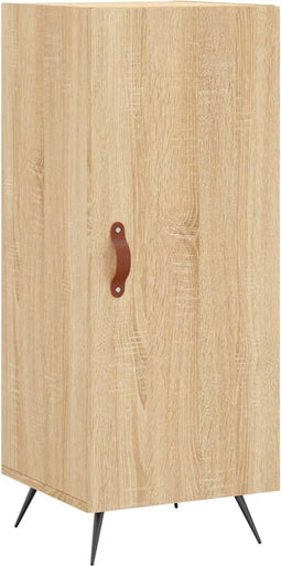 vidaXL - Dressoir - 34,5x34x90 - cm - bewerkt - hout - sonoma - eiken