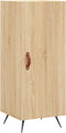 vidaXL - Dressoir - 34,5x34x90 - cm - bewerkt - hout - sonoma - eiken