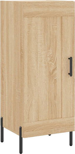 vidaXL - Dressoir - 34,5x34x90 - cm - bewerkt - hout - sonoma - eiken