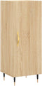 vidaXL - Dressoir - 34,5x34x90 - cm - bewerkt - hout - sonoma - eiken