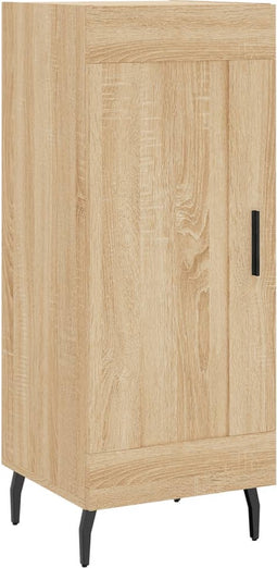 vidaXL - Dressoir - 34,5x34x90 - cm - bewerkt - hout - sonoma - eiken