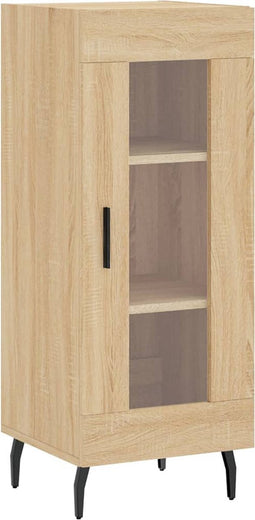 vidaXL - Dressoir - 34,5x34x90 - cm - bewerkt - hout - sonoma - eiken