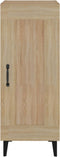 vidaXL - Dressoir - 34,5x34x90 - cm - bewerkt - hout - sonoma - eiken