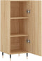 vidaXL - Dressoir - 34,5x34x90 - cm - bewerkt - hout - sonoma - eiken