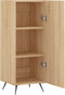 vidaXL - Dressoir - 34,5x34x90 - cm - bewerkt - hout - sonoma - eiken