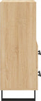 vidaXL - Dressoir - 34,5x34x90 - cm - bewerkt - hout - sonoma - eiken
