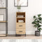 vidaXL - Dressoir - 34,5x34x90 - cm - bewerkt - hout - sonoma - eiken