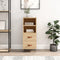 vidaXL - Dressoir - 34,5x34x90 - cm - bewerkt - hout - sonoma - eiken