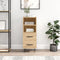 vidaXL - Dressoir - 34,5x34x90 - cm - bewerkt - hout - sonoma - eiken