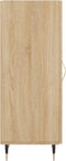 vidaXL - Dressoir - 34,5x34x90 - cm - bewerkt - hout - sonoma - eiken