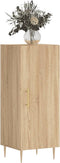 vidaXL - Dressoir - 34,5x34x90 - cm - bewerkt - hout - sonoma - eiken
