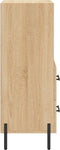 vidaXL - Dressoir - 34,5x34x90 - cm - bewerkt - hout - sonoma - eiken