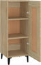 vidaXL - Dressoir - 34,5x34x90 - cm - bewerkt - hout - sonoma - eiken
