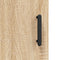 vidaXL - Dressoir - 34,5x34x90 - cm - bewerkt - hout - sonoma - eiken