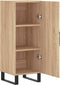 vidaXL - Dressoir - 34,5x34x90 - cm - bewerkt - hout - sonoma - eiken