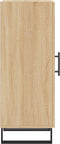 vidaXL - Dressoir - 34,5x34x90 - cm - bewerkt - hout - sonoma - eiken