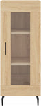 vidaXL - Dressoir - 34,5x34x90 - cm - bewerkt - hout - sonoma - eiken
