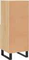vidaXL - Dressoir - 34,5x34x90 - cm - bewerkt - hout - sonoma - eiken