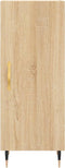 vidaXL - Dressoir - 34,5x34x90 - cm - bewerkt - hout - sonoma - eiken